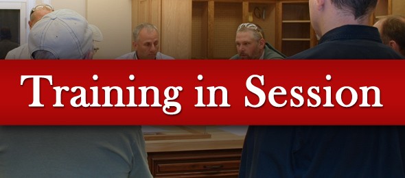 Cabinet Refacing Training Now in Session