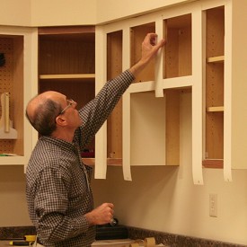 RTF Cabinet Refacing - Setting Center Stile